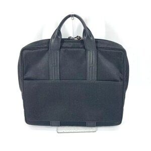 HERMES 2WAY Acapulco Odinatur Hand Bag Bag Tote Bag Business bag Nylon Black